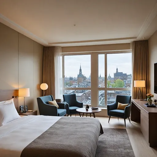 Experience the refined elegance of the twentyseven hotel junior suite in Amsterdam