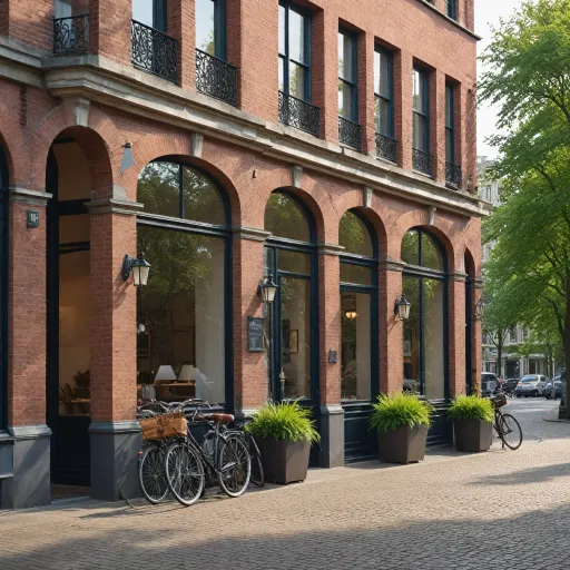 An elegant dutch design hotel in amsterdam near Vondelpark